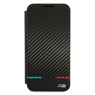 BMW BMBKS22MPUCARTCBK Samsung Galaxy S22+ Plus kinyitható tok - carbon
