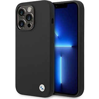 Bmw BMHCP14XSILBK iPhone 14 szilikon hátlap tok - fekete