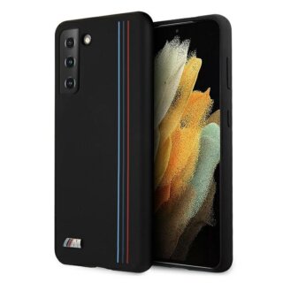 BMW BMHCS21MSIVTBK Samsung Galaxy S21+ Plus szilikon hátlap tok - strpies