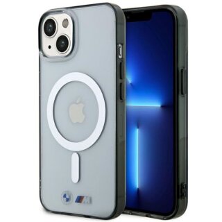 Bmw BMHMP14SHCRS MagSafe iPhone 14 kemény hátlap tok - átlátszó