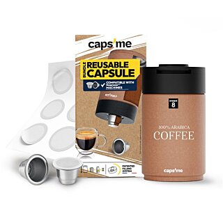 Capsme Minimalist Pack Nespresso utántölthető kapszula + újratöltő (kávé nélkül)