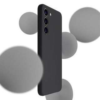 3mk Silicone Samsung Galaxy S23 szilikon hátlap tok - fekete