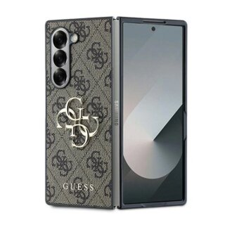 Guess GUHCZFD64GMGBR Samsung Galaxy Z Fold 6 bőr hátlap tok - barna