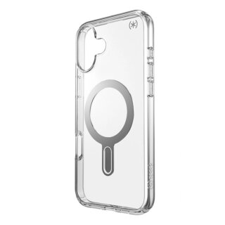 Speck Presidio Perfect-Clear ClickLock MagSafe iPhone 16 Plus ütésálló szilikon hátlap tok - átlátszó