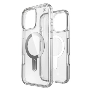 Speck Presidio Perfect-Clear ClickLock MagSafe iPhone 16 Pro Max ütésálló szilikon hátlap tok - átlátszó