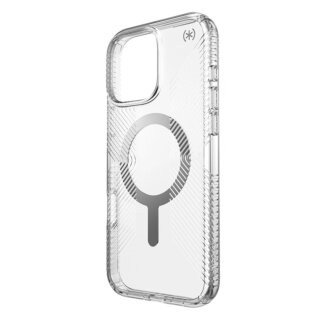 Speck Presidio Perfect-Clear Grip MagSafe iPhone 16 Pro Max ütésálló kemény hátlap tok - átlátszó