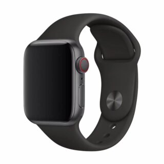 Devia Deluxe Sport Apple Watch 46mm / 45mm / 44mm / Ultra 49mm szilikon szíj - fekete