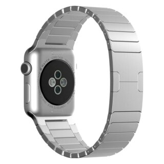Devia Elegant Link Bracelet Apple Watch 42mm / 41mm / 40mm láncszemes fém szíj - ezüst
