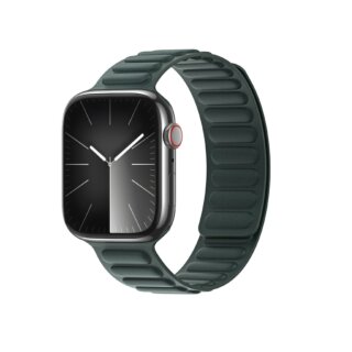 Dux Ducis BL Apple Watch 42mm / 41mm / 40mm mágneses textil szíj - zöld