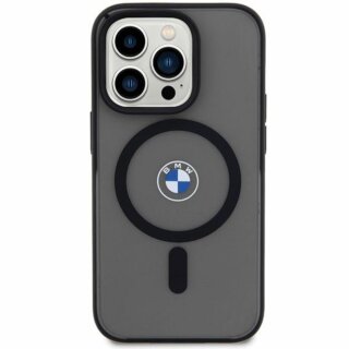 Bmw BMHMP14MDSLK MagSafe iPhone 14 Plus kemény hátlap tok - fekete