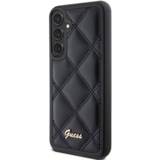 Guess GUHCS23FEPSQSQSK Samsung Galaxy S23 FE bőr hátlap tok - fekete