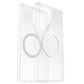 Samsung Otterbox React Magnet MagSafe Samsung Galaxy S25 Ultra kemény hátlap tok - csillámos/átlátszó