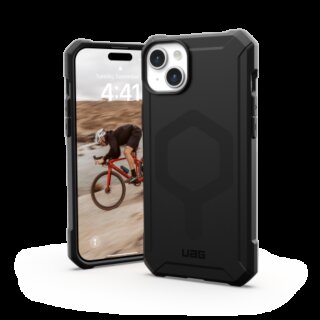 UAG Urban Armor Gear Essential Armor MagSafe iPhone 15 Plus / 14 Plus ütésálló kemény hátlap tok - fekete