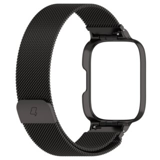 Bizon Action Pro Xiaomi Redmi Watch 3 Active szilikon tok + szíj - fekete