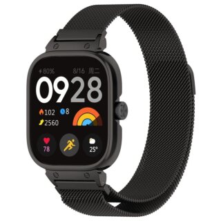 Bizon Action Pro Xiaomi Redmi Watch 4 szilikon tok + szíj - fekete