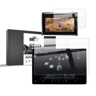 GrizzGlass CarDisplay CeramicFilm Tesla Model S (2021-) első+hátsó kerámia kijelzővédő fólia