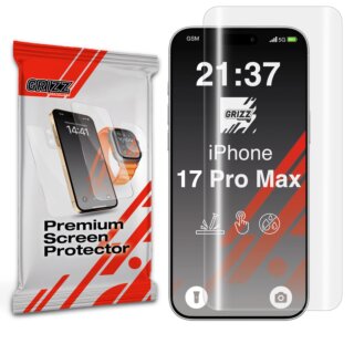 GrizzGlass Hydrofilm iPhone 17 Pro Max kijelzővédő fólia