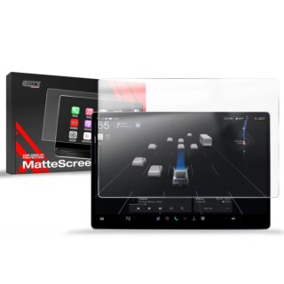 GrizzGlass CarDisplay Protection Tesla Model S (2021-) első kijelzővédő fólia - matt