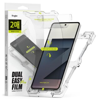 Ringke Dual Easy Pro Samsung Galaxy Z Flip 7 kijelzővédő fólia felhelyező applikátorral - 2db