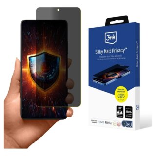 3mk Silky Matt Privacy Poco X7 Pro betekintésgátló kijelzővédő fólia - matt