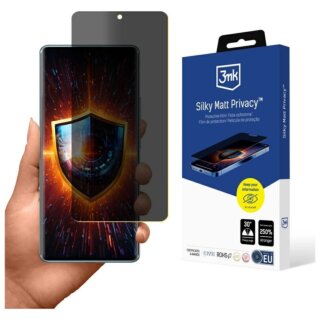 3mk Silky Matt Privacy Redmi Note 14 Pro 4G betekintésgátló kijelzővédő fólia - matt