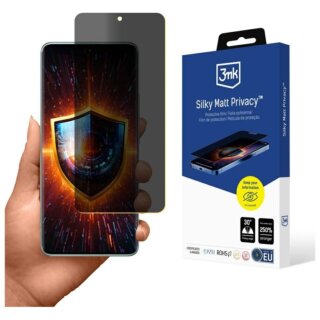 3mk Silky Matt Privacy Xiaomi Redmi Note 14 Pro 5G betekintésgátló kijelzővédő fólia - matt