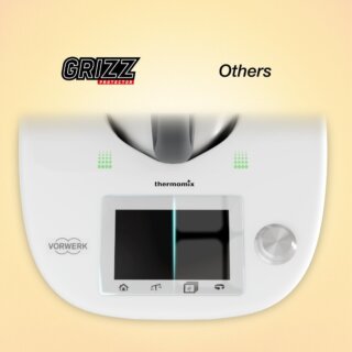 GrizzGlass PaperScreen Thermomix TM5 (2in1) kijelzővédő fólia - matt