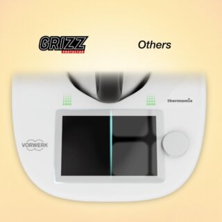 GrizzGlass PaperScreen Thermomix TM6 (2in1) kijelzővédő fólia - matt