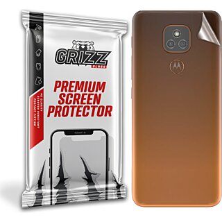 GrizzGlass SatinSkin Motorola Moto E7 Plus hátlapvédő fólia - matt