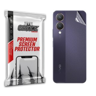 GrizzGlass SatinSkin Vivo Y28 hátlapvédő fólia - matt