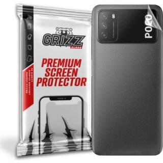 GrizzGlass SatinSkin Xiaomi Poco M3 hátlapvédő fólia - matt