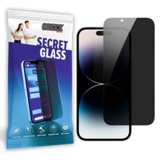 GrizzGlass SecretGlass iPhone 15 Pro betekintésgátló kijelzővédő üvegfólia