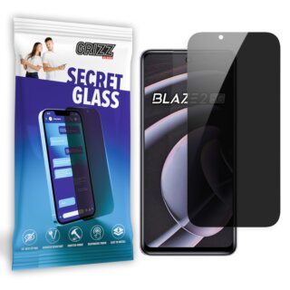 GrizzGlass SecretGlass Lava Blaze 2 5G betekintésgátló kijelzővédő üvegfólia