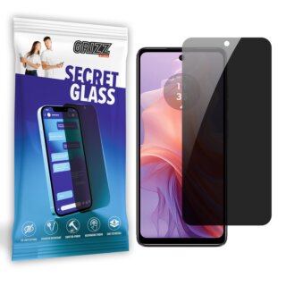 GrizzGlass SecretGlass Motorola Moto E14 betekintésgátló hibrid kijelzővédő üvegfólia