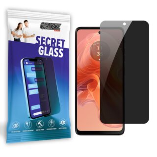 GrizzGlass SecretGlass Motorola Moto G04 betekintésgátló kijelzővédő üvegfólia