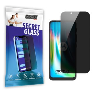 GrizzGlass SecretGlass Motorola Moto G9 Play betekintésgátló kijelzővédő üvegfólia