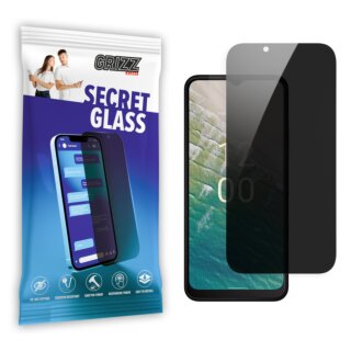 GrizzGlass SecretGlass Nokia C32 betekintésgátló kijelzővédő üvegfólia