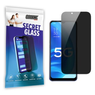 GrizzGlass SecretGlass Oppo A55s betekintésgátló kijelzővédő üvegfólia