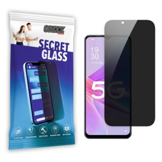 GrizzGlass SecretGlass Oppo A58x 5G betekintésgátló kijelzővédő üvegfólia