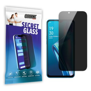 GrizzGlass SecretGlass Oppo A5 (2020) betekintésgátló kijelzővédő üvegfólia