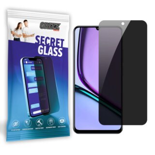 GrizzGlass SecretGlass Realme Narzo N61 betekintésgátló hibrid kijelzővédő üvegfólia