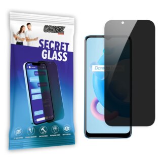 GrizzGlass SecretGlass Realme C20A betekintésgátló kijelzővédő üvegfólia