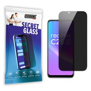 GrizzGlass SecretGlass Realme C25s betekintésgátló kijelzővédő üvegfólia