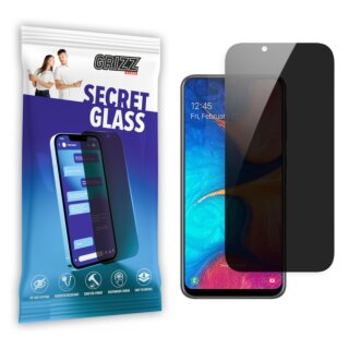 GrizzGlass SecretGlass Samsung Galaxy A20 betekintésgátló kijelzővédő üvegfólia