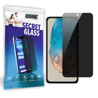 GrizzGlass SecretGlass Samsung Galaxy M35 betekintésgátló hibrid kijelzővédő üvegfólia