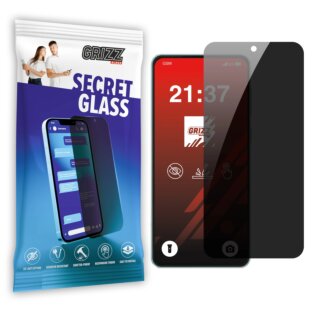 GrizzGlass SecretGlass Samsung Galaxy M55s betekintésgátló kijelzővédő üvegfólia