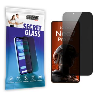 GrizzGlass SecretGlass Vivo iQOO Neo 7 Pro betekintésgátló kijelzővédő üvegfólia