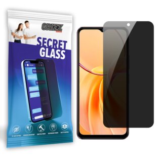 GrizzGlass SecretGlass Vivo Y28S betekintésgátló hibrid kijelzővédő üvegfólia