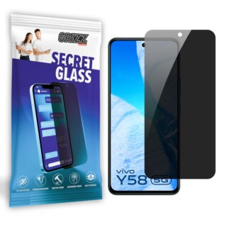 GrizzGlass SecretGlass Vivo Y58 betekintésgátló hibrid kijelzővédő üvegfólia