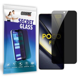 GrizzGlass SecretGlass Xiaomi Poco F6 betekintésgátló hibrid kijelzővédő üvegfólia